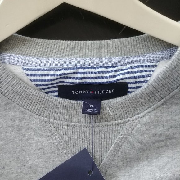 NWT Tommy Hilfiger men's sweatshirt FLAG SWEATSHIRT - Picture 9 of 10